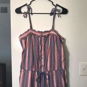 Striped romper